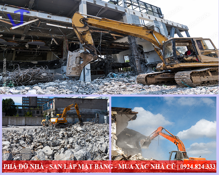 Dịch vụ phá dỡ nhà quận 1, quận 3, quận 4, quận 5 uy tín và chuyên nghiệp Dịch vụ phá dỡ nhà quận 1, quận 3, quận 4, quận 5 uy tín và chuyên nghiệp