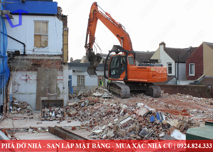 Phá dỡ nhà cũ quận 7 bằng máy móc hiện đại, đời cao Phá dỡ nhà cũ quận 7 bằng máy móc hiện đại, đời cao