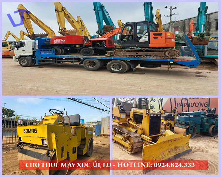 Cho thuê xe cơ giới uy tín và chất lượng